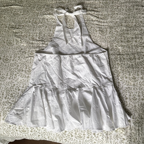 Free People Printemps Moment Halter Ruffle Top White Size M - Picture 5 of 5